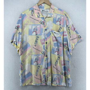 ID# OFFICIAL IDENTIFICATION Shirt Mens OS Registered Status 80s Camp Yellow VTG